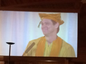 #JimCarrey at #MUMgraduation