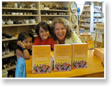 Linda Egenes at Book Signing with Young Friends